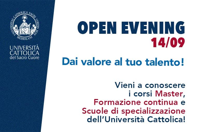 Open evening Master & Postlaurea 2023